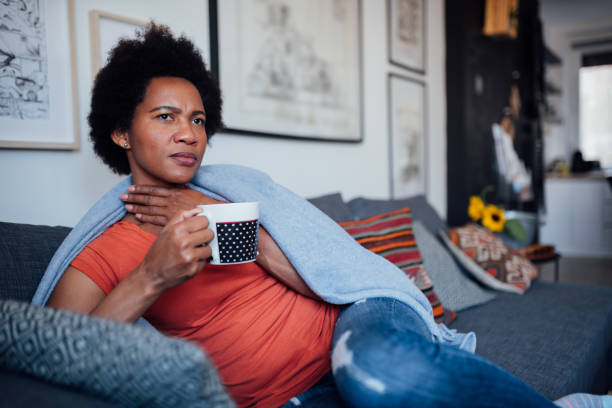 istock Young woman feeling symptoms of an illness 1226097665