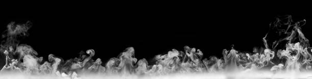 istock Abstract smoke on a dark background, isolated . 1226109655