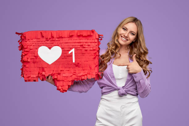 istock Happy woman representing social media 1226111150