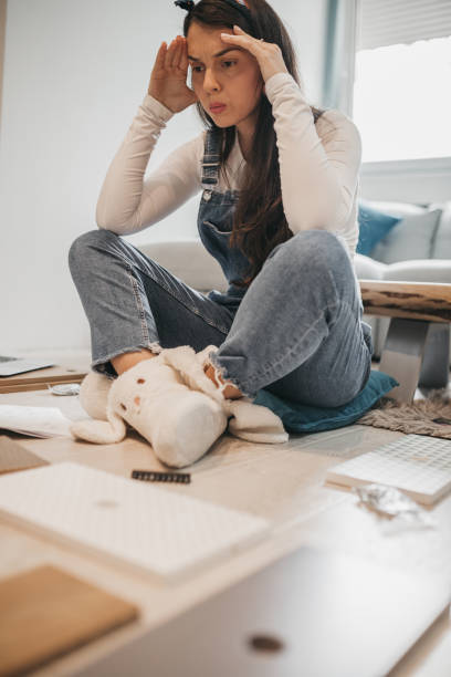 istock Woman DIY preparing and improving her own house 1226112595