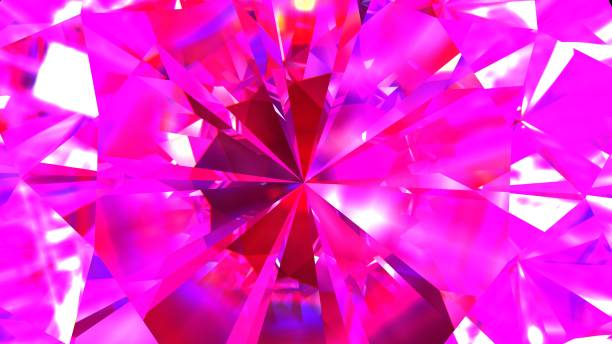 istock Abstract diamond texture background. Neon lights and colors. 3D-rendering. 1226116715