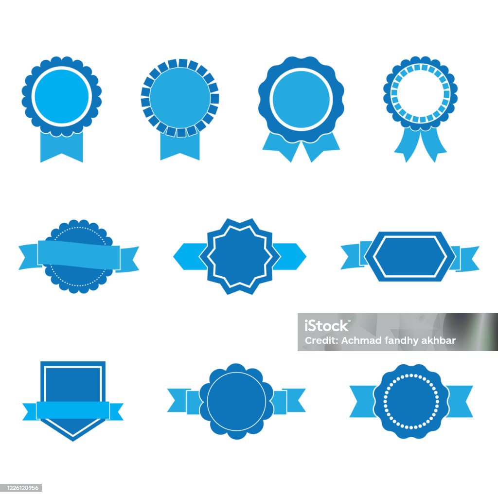 Edit Ribbon Logo Ribbon Logo Vector Template Image Stock Illustration - Download Image ...