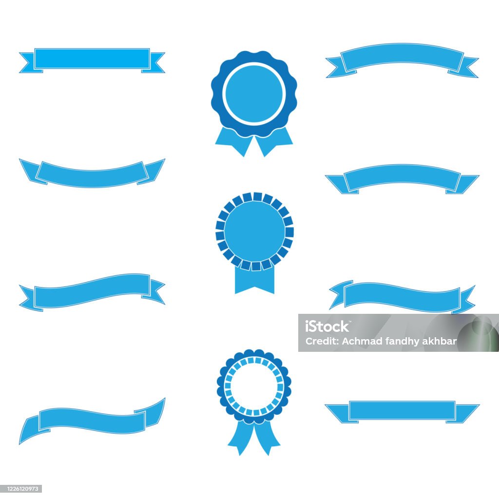 Edit Ribbon Logo Ribbon Logo Vector Template Image Stock Illustration - Download Image ...