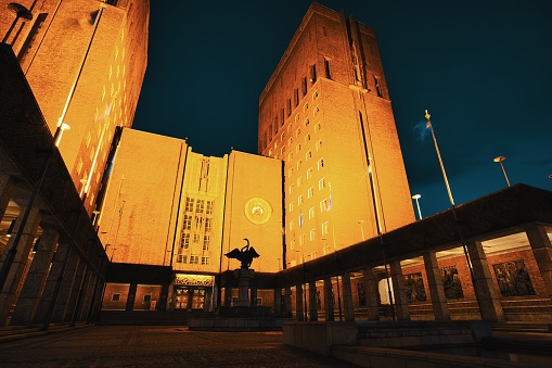 Oslo City Hall, Norway, Europe, Oslo, Scandinavia