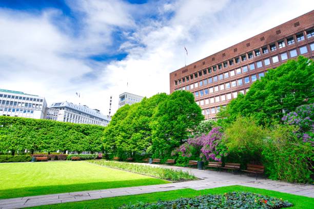 istock Oslo center near city Hall 1226122081