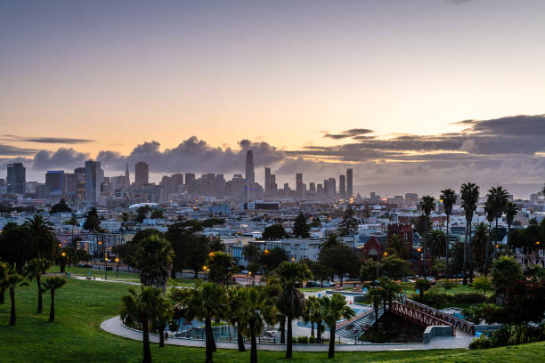 istock Sunrise over Mission Dolores Park 1226125665