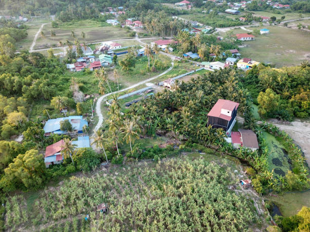 istock Malays village surrounded by green plant. 1226126735