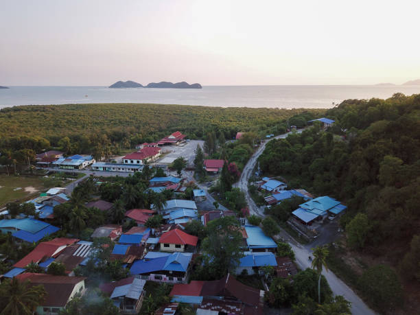 istock Aerial view Malays village 1226126929