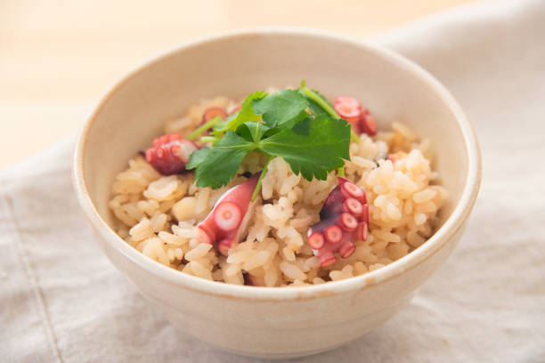 istock Japanese food, Octopus Mixed Rice “Tako Meshi