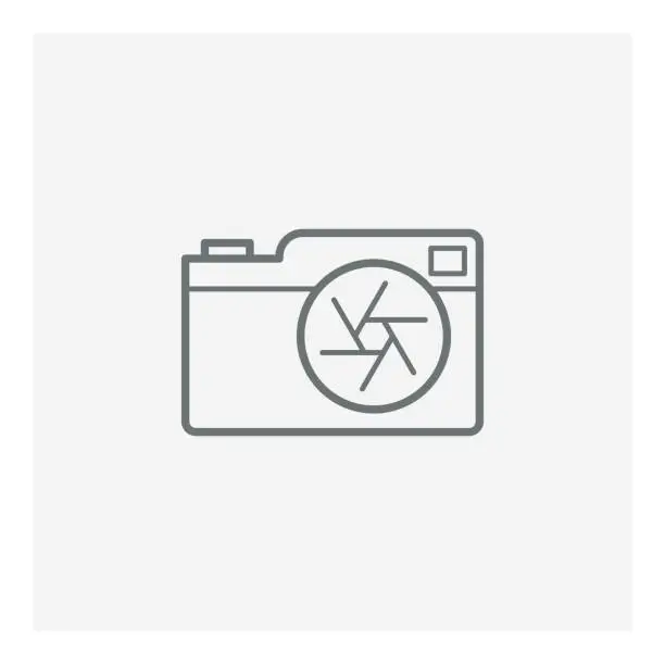 Vector illustration of Camera icon