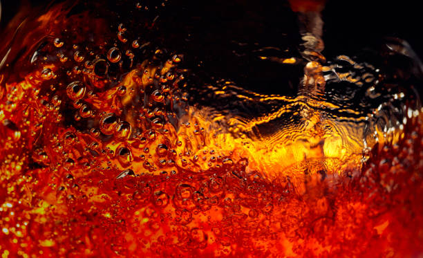 istock Carbonated drink in glass, abstract splashing. 1226156844