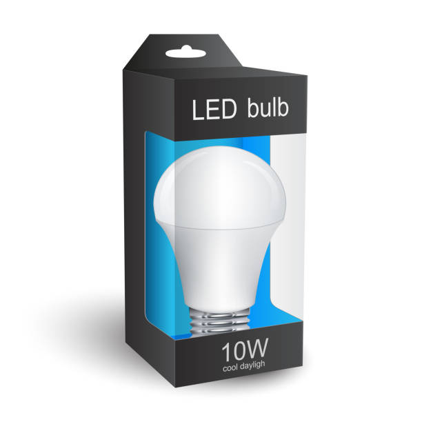 wetenschappelijk Weggelaten werkgelegenheid Realistic Led Light Bulb Package Design Stock Illustration - Download Image  Now - Light Bulb, Box - Container, Packaging - iStock