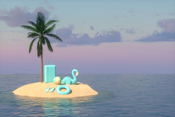 istock Summer Holiday Self Isolation on Island 1226160752