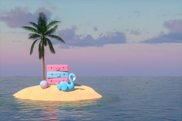 istock Summer Holiday Self Isolation on Island 1226160787