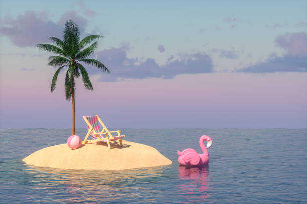 istock Summer Holiday Self Isolation on Island 1226160856
