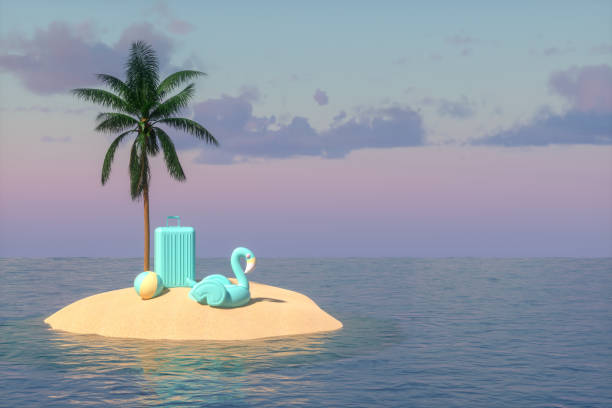 istock Summer Holiday Self Isolation on Island 1226160882