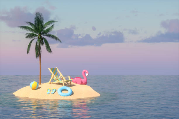 istock Summer Holiday Self Isolation on Island 1226160926