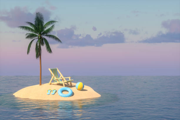 istock Summer Holiday Self Isolation on Island 1226160992