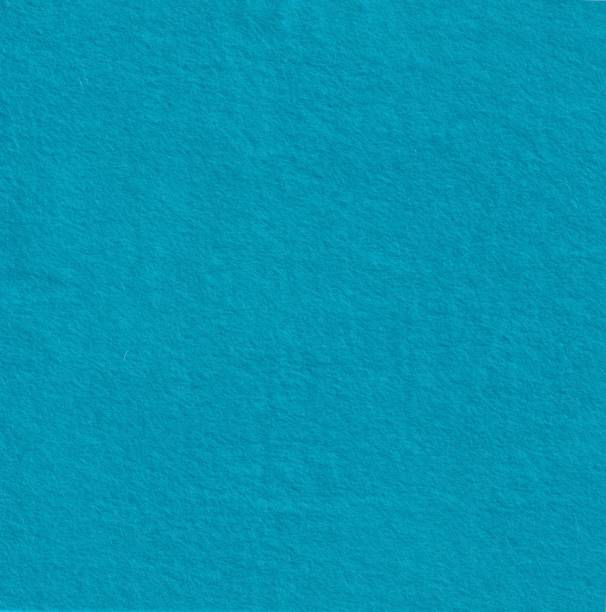 A piece of a turquoise blue felt
