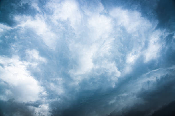 istock Blue sky with cumulus clouds during summer day 1226173739
