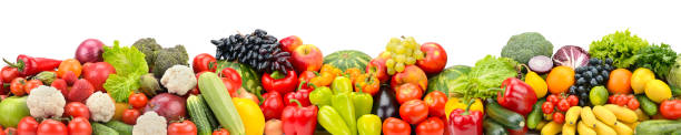 istock Wide photo multi-colored fruits and vegetables 1226176963