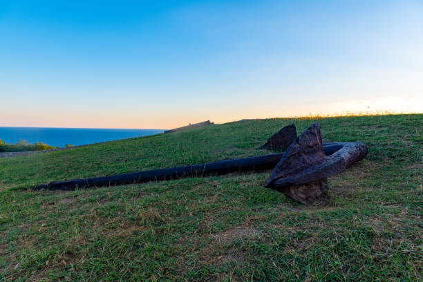 istock Old colonial ship anchor, Santiago de Cuba, Cuba 1226181948