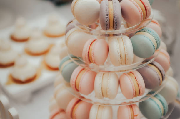 istock colorful macaroons at a festive 1226186293