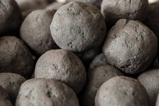 istock Iron ore pellets close up 1226188105