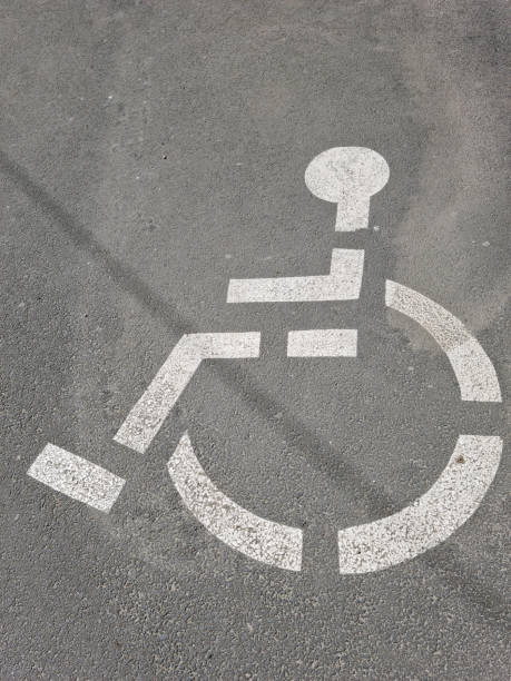 istock Handicap sign in a parking lot 1226189017
