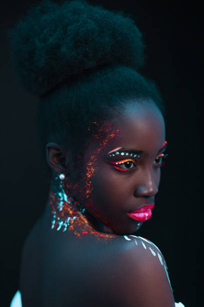 istock young sensual woman in fluorescent paint makeup 1226191079