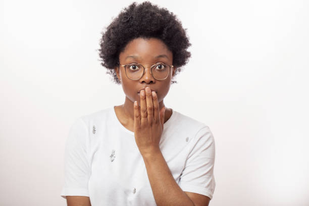 istock attractive woman in eyeglasses with shocking expression 1226191159