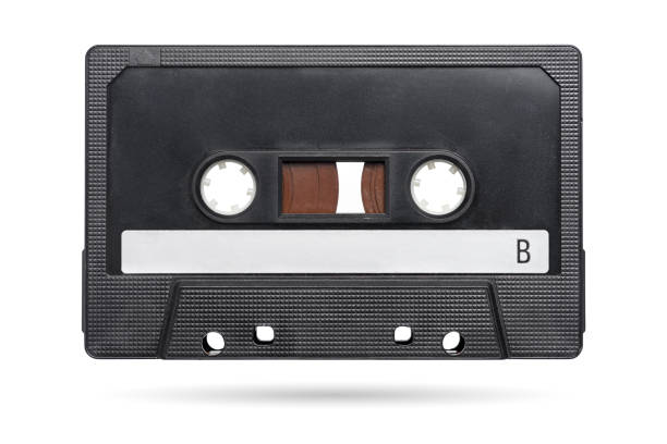istock Old audio tape compact cassette isolated on white 1226201552