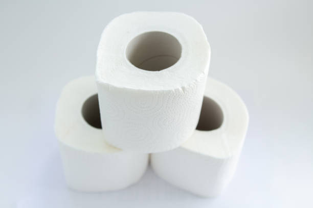 istock toilet paper rolls on a white background 1226208855