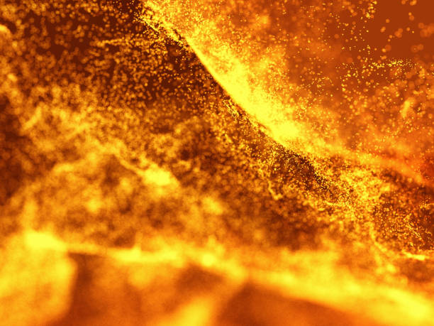 istock Hot Volcanic Magma, Lava Background 1226210562