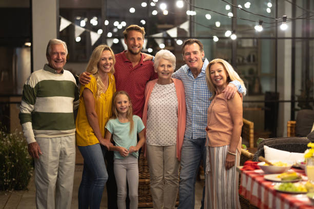 istock Multi-generation Caucasian family during a dinner 1226212286