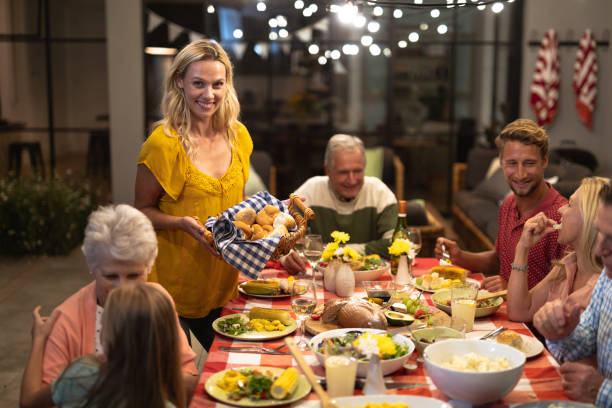istock Multi-generation Caucasian family during a dinner 1226212726