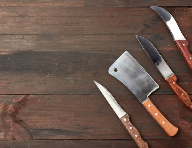 istock set of different kitchen knives with wooden handles 1226213490