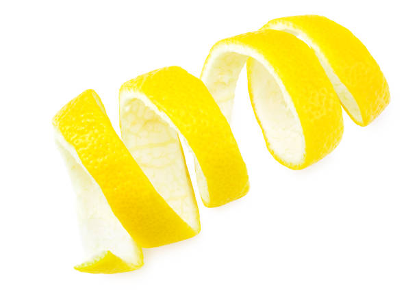 istock fresh lemon peel isolated on white background. healthy food 1226215819