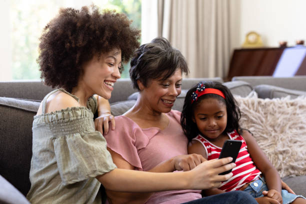 istock Multi-generation mixed-race family enjoying their time at home 1226216218