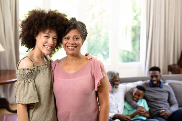 istock Multi-generation mixed-race family enjoying their time at home 1226216228