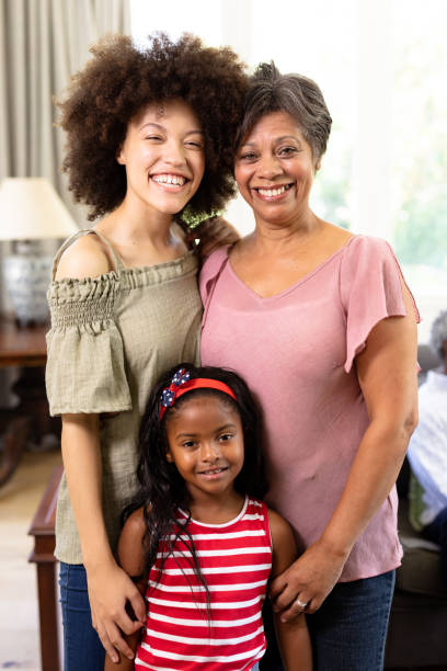 istock Multi-generation mixed-race family enjoying their time at home 1226216240