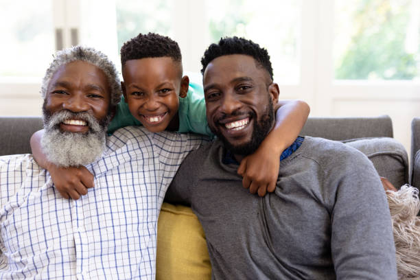 istock Multi-generation mixed-race family enjoying their time at home 1226216280