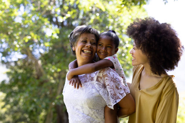 istock Multi-generation mixed race family enjoying their time at a garden 1226219144