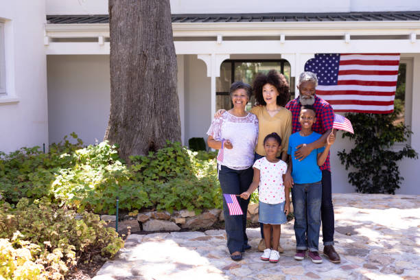 istock Multi-generation mixed race family enjoying their time at a garden 1226219462