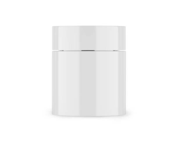 istock Cosmetic jar mockup template on isolated white background, 3d illustration 1226220063