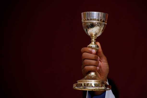 istock Priest celebrate mass at the church 1226222082