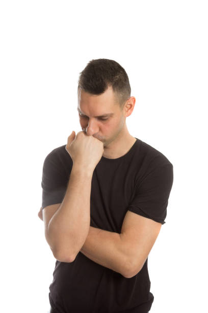 istock Portrait of a handsome young man thinking on something, 1226231414