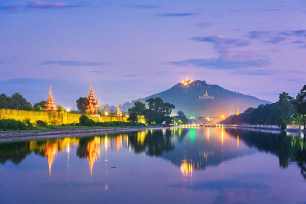 istock Mandalay, Myanmar at Mandalay Hill 1226231843