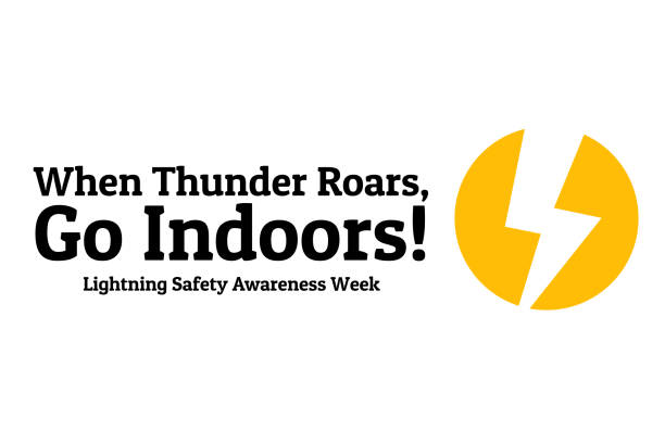 istock lightning Safety Awareness Week concept. Template for background, banner, card, poster with text inscription. Vector EPS10 illustration. 1226233927