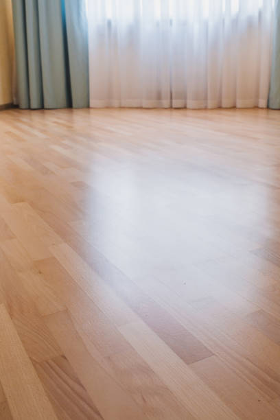 istock View of the parquet floor with natural light 1226237491